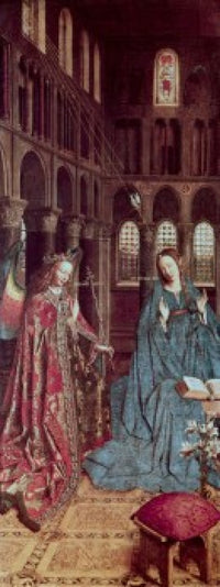 Annunciation Fine Art Print by Jan van Eyck | Posterazzi