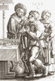 Le Chirurgien Fine Art Print by Lucas Van Leyden - Medieval Dentist