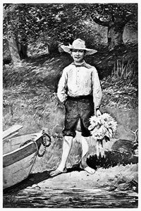 Barefoot Boy Fine Art Print - Illustration of Whittier's Poem