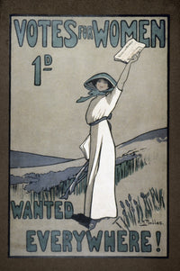 Votes for Women Newspaper Poster Print - Women's Rights, 1907