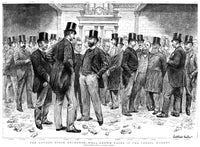 London Stock Exchange Drawing by Lockhart Bogle (1891) | Poster Print