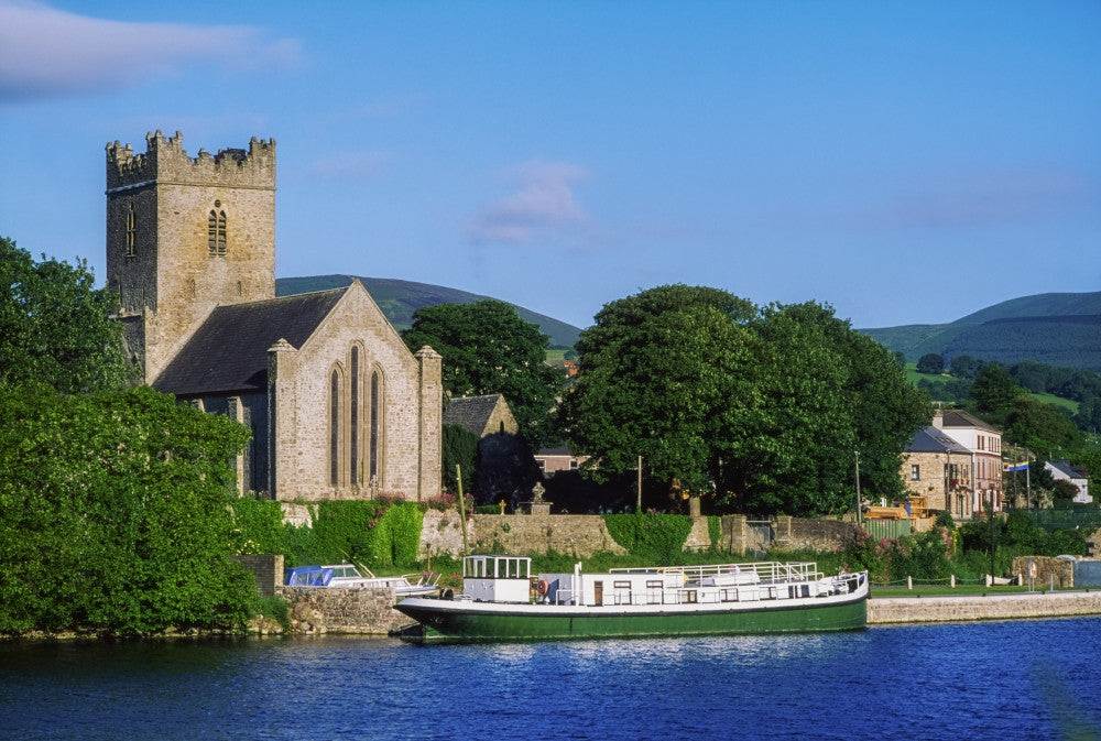 St. Flannan's Cathedral on the River Shannon Fine Art Print by The Irish Image Collection
