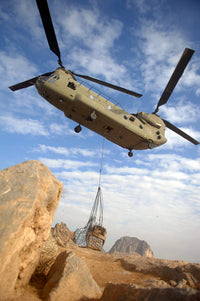US Army CH-47 Chinook Helicopter Fine Art Print by Stocktrek Images
