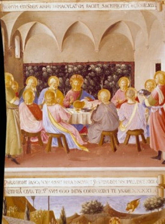 The Last Supper Fine Art Print by Fra Angelico | Posterazzi