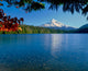 Lake and Mountain Poster Print - Mt. Hood at Lost Lake