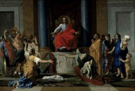 The Judgement of Solomon Fine Art Print by Nicolas Poussin | Musée du Louvre