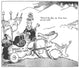 End of the Line, Sir! WWII Cartoon by Dr. Seuss (1942) Poster Print