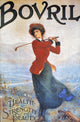 Bovril 1890 Vintage Advertisement Poster Print Featuring Golfer