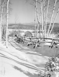 USA New Hampshire Winter Scene Fine Art Print