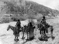 Apache Group Fine Art Print by Edward Curtis - 1906 Photography