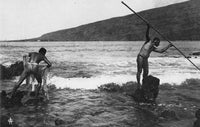 Hawaiian Fishermen Photograph Print by Alonzo Gartley (C1905)