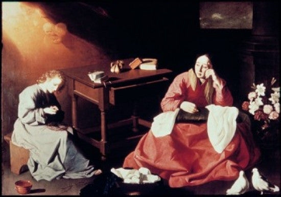 The Holy House of Nazareth Fine Art Print by Francisco de Zurbaran