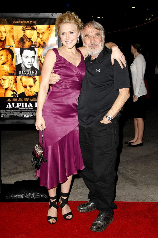 Dominique Swain and David at Alpha Dog Premiere Photo Print
