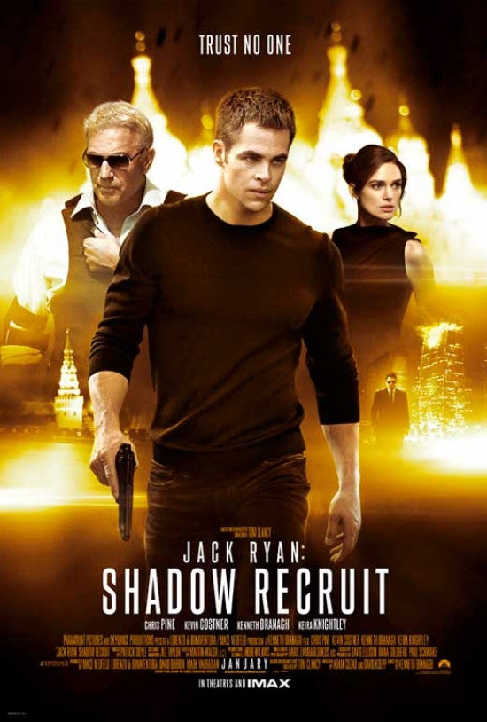 Jack Ryan Shadow Recruit Movie Poster 11x17 | Posterazzi
