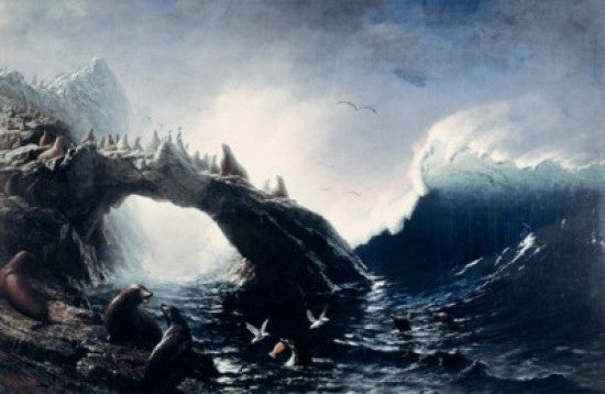 Farallon Island Fine Art Print by Albert Bierstadt