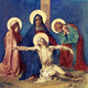 Jesus Taken Down from the Cross Fine Art Print by Martin Feuerstein