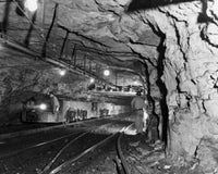 Train in a Coal Mine, Robena, Pennsylvania Fine Art Print