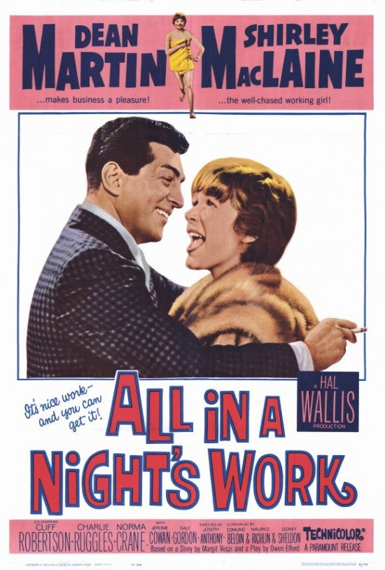 All in a Night's Work Movie Poster Print (27x40)