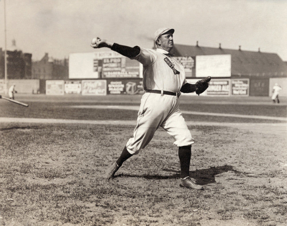 Cy Young Boston Red Sox Poster Print - 1908 Baseball Legend