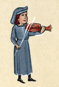 Peridigon: 13th Century French Troubadour Illumination Print