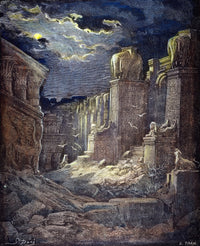 Bible: Babylon Falling Fine Art Print (Revelation 18:5) by Granger Collection