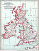 British Isles Vintage Map Print (C1890) by Granger Collection
