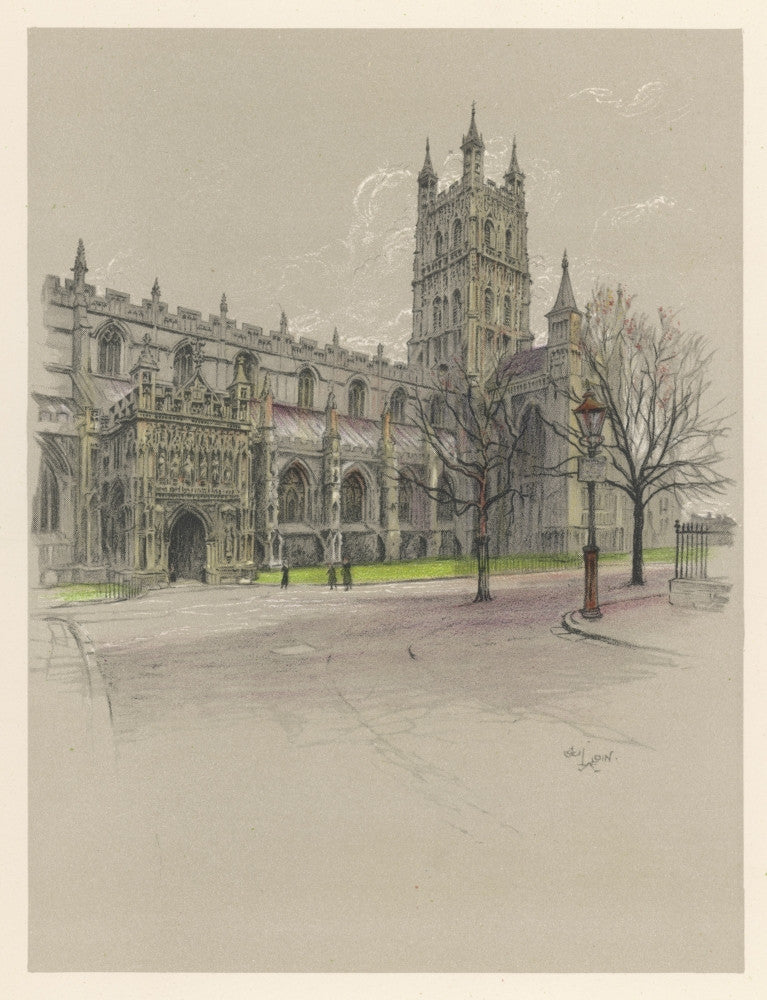 Gloucester Cathedral Fine Art Print by Mary Evans Picture Library