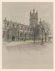Gloucester Cathedral Fine Art Print by Mary Evans Picture Library