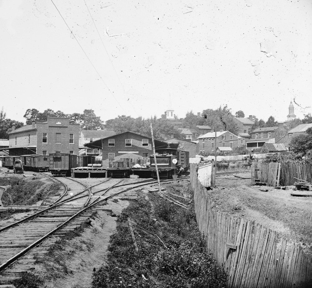 Civil War Railroad Depot Fine Art Print by Timothy O'Sullivan