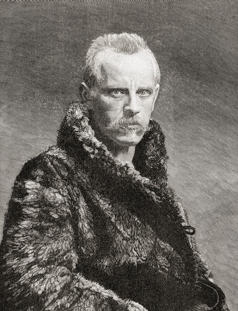 Fridtjof Nansen Fine Art Print - Norwegian Arctic Explorer by Ken Welsh