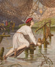 Tender Conscience Crossing The Bridge Fine Art Print from The Pilgrim's Progress