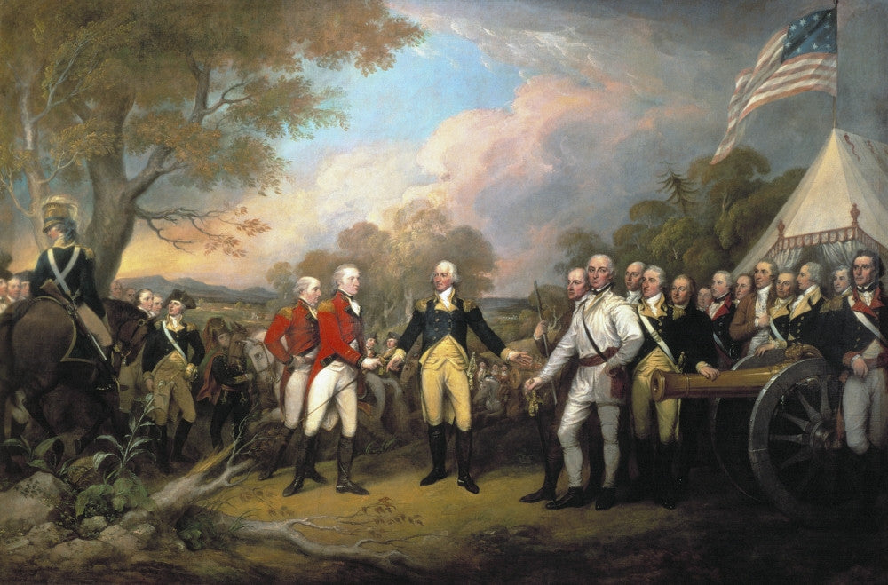 Saratoga: Surrender - Historic Fine Art Print by John Trumbull