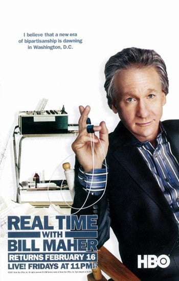 Real Time with Bill Maher Movie Poster - 11x17 Print