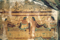 Etruscan Art: Banquet Scene from Tomb of the Leopards Fine Art Print