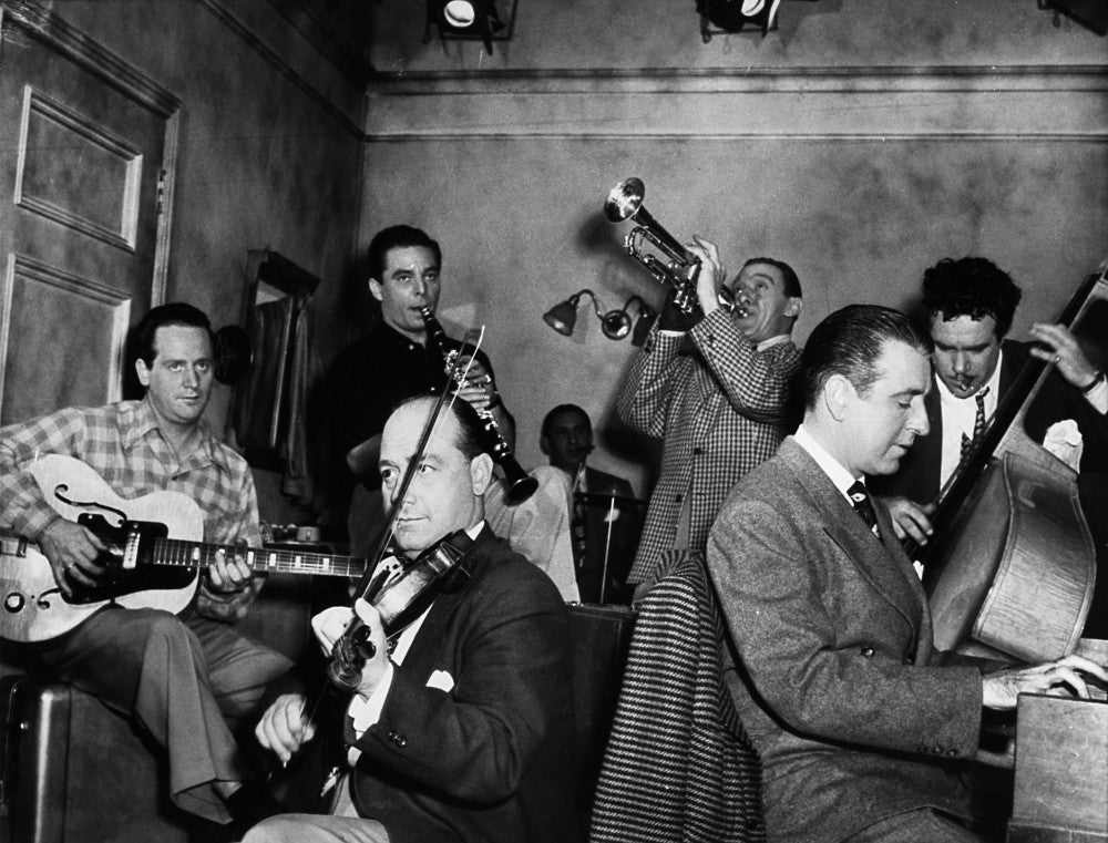 Jam Session 1947 Fine Art Print Featuring Legendary Musicians