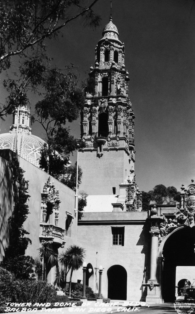 Balboa Park California Building Fine Art Print - C1900
