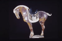 Horse with Saddle T'ang Tomb Figure Fine Art Print - Chinese Art