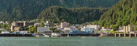 Juneau City Waterfront Fine Art Print by Panoramic Images