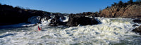 Person Kayaking in Great Falls, Potomac River Art Print by Panoramic Images