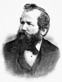 Wilhelm Steinitz Line Engraving - German Chess Master Art Print