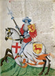 Knight with Spear and Yellow Flags Fine Art Print from Capodilista Codex