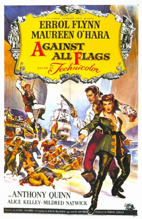 Against All Flags Movie Poster - 11x17 Print