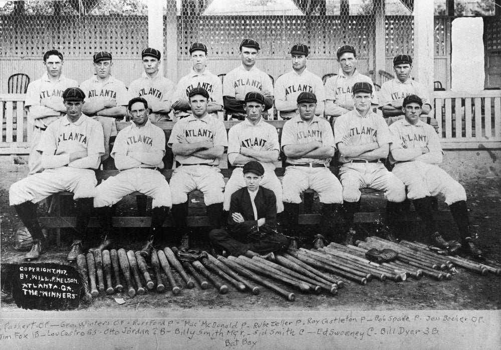 Atlanta Crackers Minor League Baseball Team Photograph, 1907