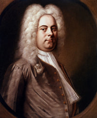 George Frederick Handel Fine Art Print - Oil on Canvas (1726-28) by Balthasar Denner