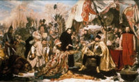 The Homage of the Prussians Fine Art Print by Jan Matejko