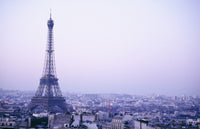 Eiffel Tower at Dusk with Paris Skyline Fine Art Print