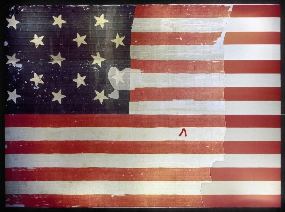 The Star Spangled Banner - 15 Star American Flag Fine Art Print