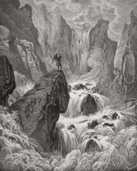 Gustave Doré Illustration for Paradise Lost - Book IX Lines 74-75 Poster Print