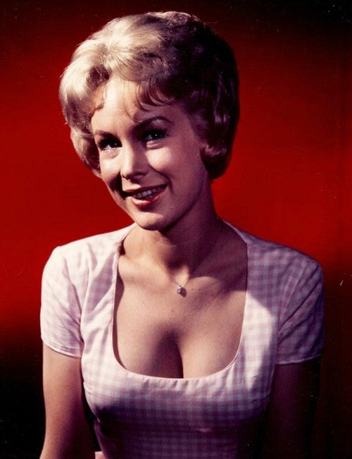 Barbara Eden Red Background Photo Print - Multiple Sizes Available