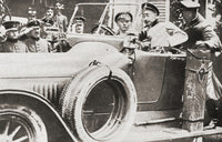 Crown Prince Wilhelm of Germany in Car - WWI Historical Print by Hilary Jane Morgan
